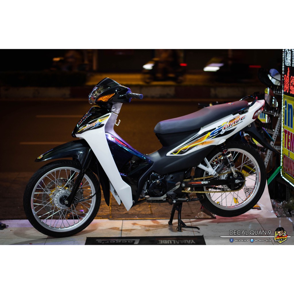 Tem WAVE A  tem in công nghệ nhật bản có lớp chống bay màu