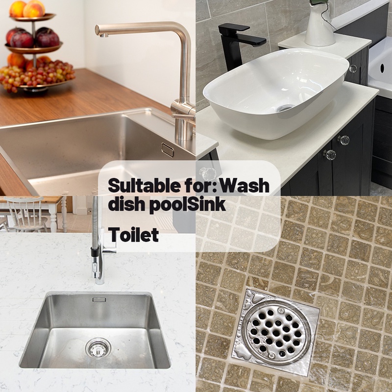 Bộ Lọc Cặn / Cống Thoát Nước Bồn Rửa Chén / Nhà Tắm Bằng Thép Không Gỉ 4 Loại Tùy Chọn