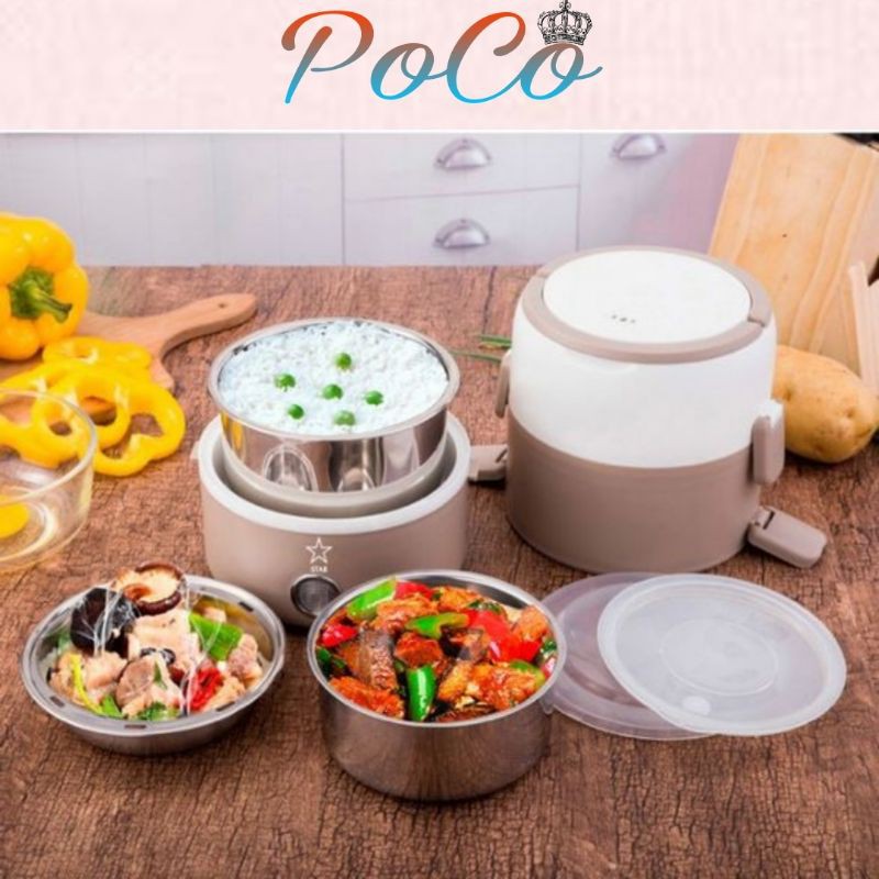 Cặp lồng cơm❤️FREESHIP❤️Hộp đựng cơm giữ nhiệt❤️Cặp lồng cơm cắm điện chất liêu cao cấp