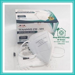 Date 12/2024 Khẩu trang N95 Tenamyd FM Khẩu trang 5 lớp kháng khuẩn - Chứng nhận FDA
