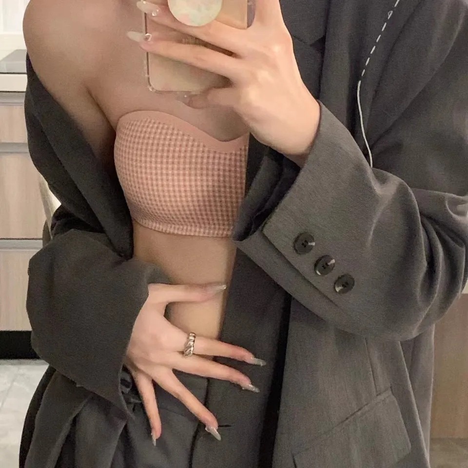 Áo Ngực Không Dây Không Đường May Họa Tiết 3D Quyến Rũ Cho Nữ