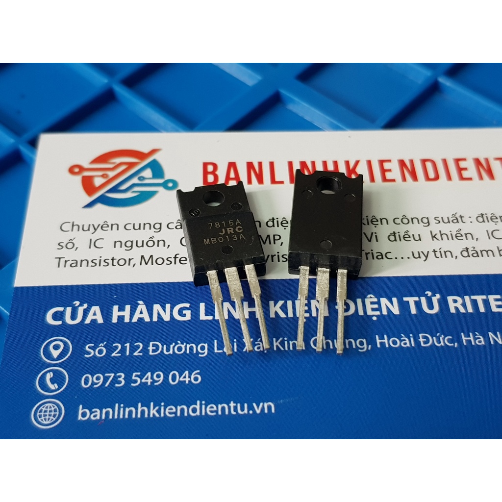 [Combo 5 con] IC nguồn NJM7815FA 7815A 7815 JRC kiểu chân TO-220F loại xịn