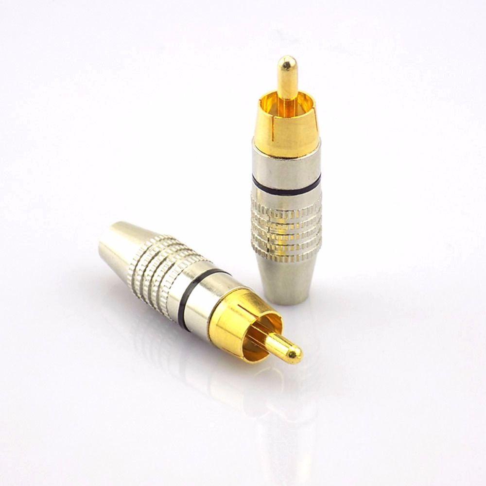AUGUSTINA Phích Cắm Chuyển Đổi Âm Thanh RCA Dành Cho Camera CCTV