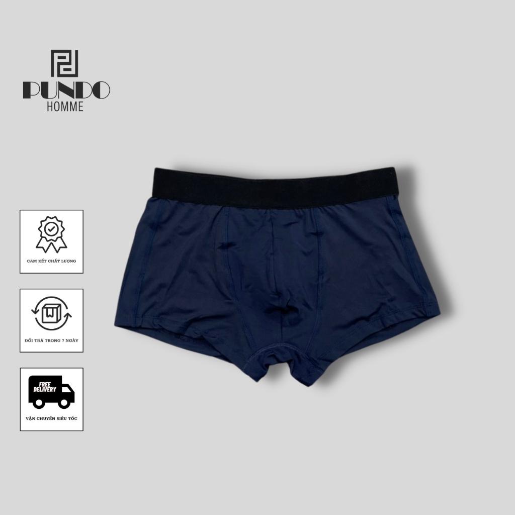 Quần boxer nam PUNDOHOMME chất thun lạnh cao cấp co giãn 4 chiều thoải mái thấm hút tốt QLPD02