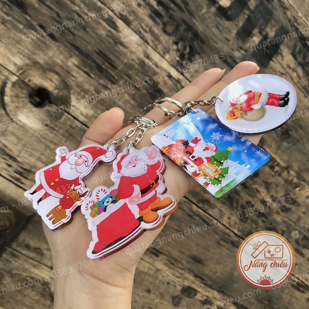 Móc khóa ông già noel, Móc treo xe quà tặng giáng sinh, dịp cuối năm , quà tặng bạn bè, đồng nghiệp