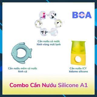 Cắn nướu KIDSME 3 món A1 - Trẻ phát triển kỹ năng vận động, cầm nắm. , Tuyết Võ BCA