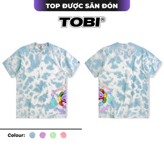 [Mã BMLT35 giảm đến 35K đơn 99K] Áo thun tay lỡ TOBI Be Happy UNISEX