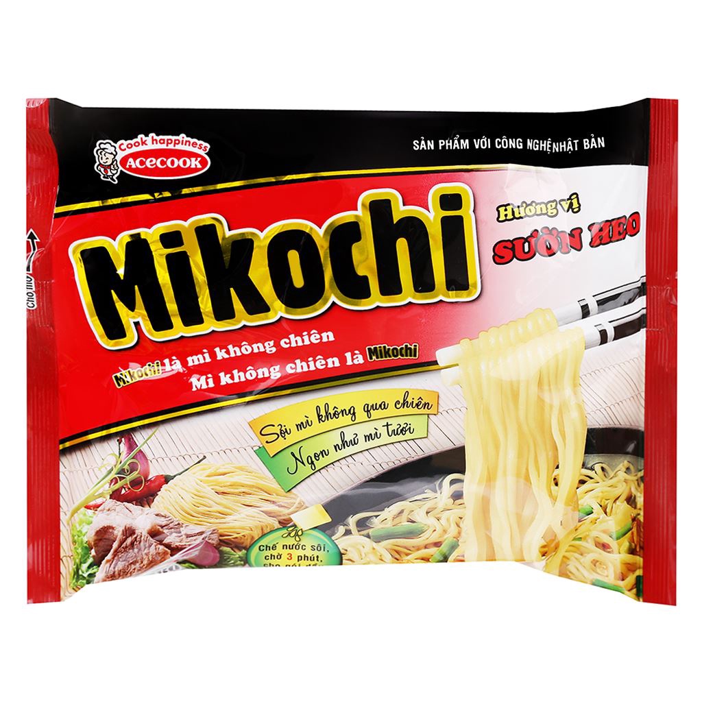 Thùng  24 gói Mì Mikochi vị sườn heo
