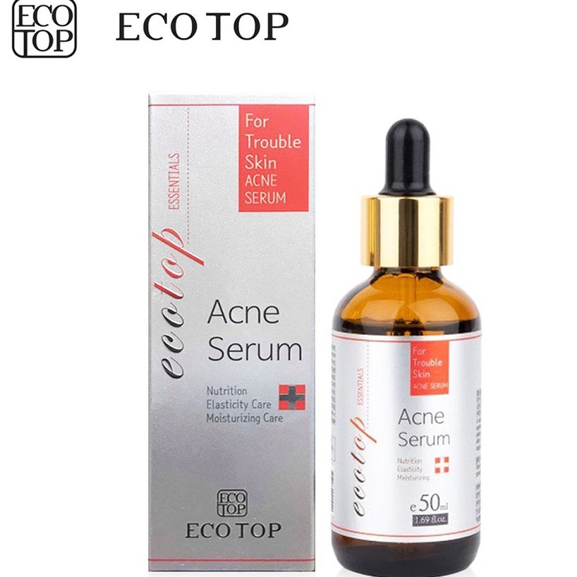 Serum giảm mụn ngăn ngừa vết thâm ECOTOP Acne Serum 50ml