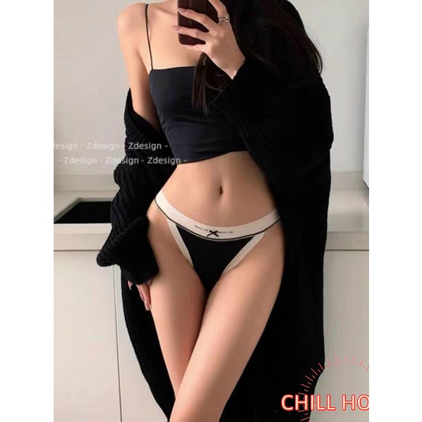 Quần lót cotton viền su  đính nơ mềm mại siêu hot S05 - CHILL HOUSE