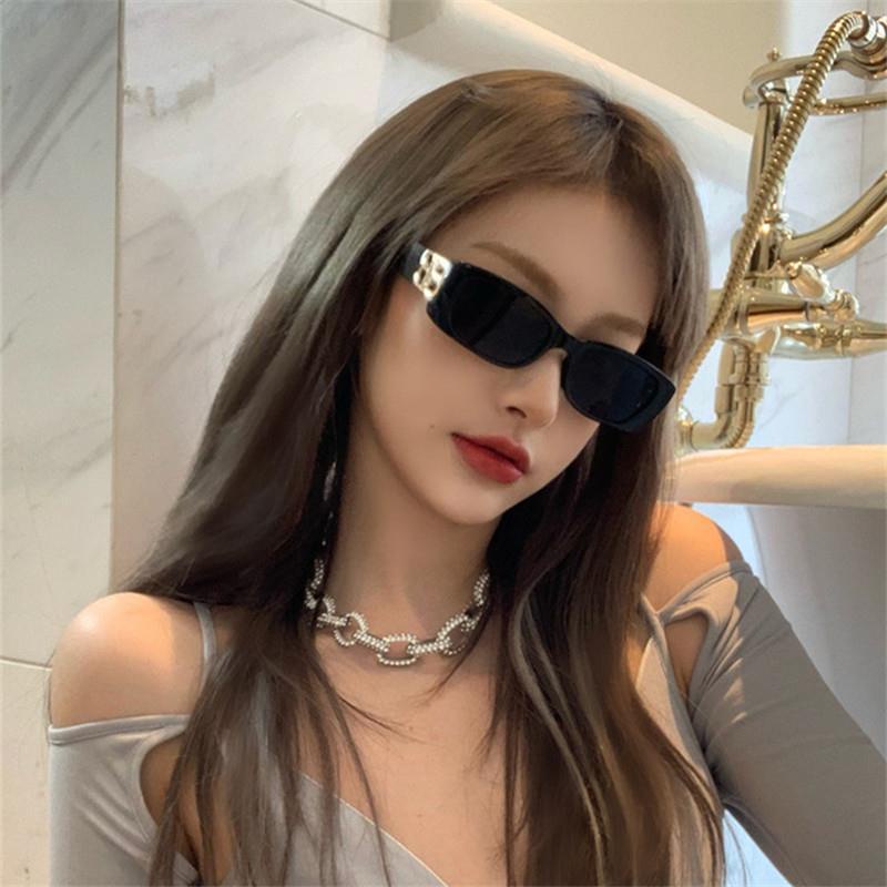 Kính mát hình chữ nhật phong cách Ulzzang Hàn Quốc thời trang cho nữ
