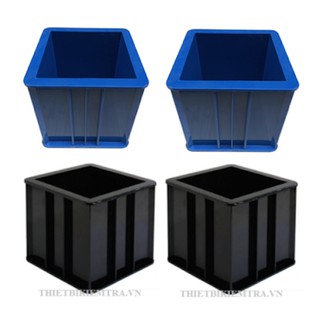  Khuôn đúc mẫu bê tông 15x15x15cm bằng nhựa 
