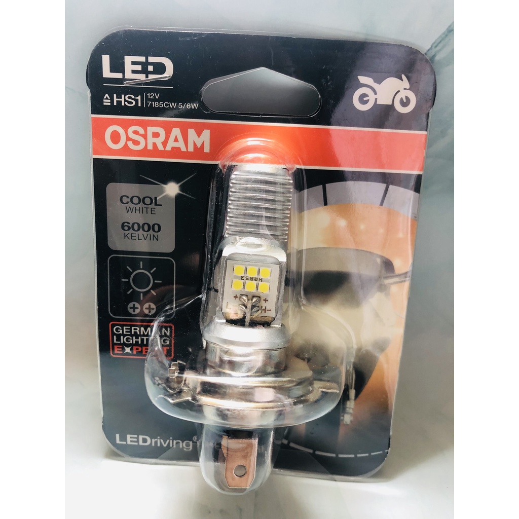 / Đèn Xe Máy/ Đèn Pha OSRAM H4 Led 3 Cob 6000K Cho Ánh Sáng Trắng 2000Lm 18W, tuổi thọ dài, tiết kiệm năng