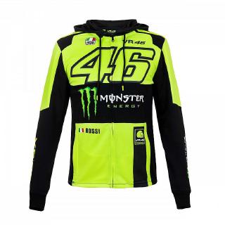 Áo khoác Monster VR46 có khóa kéo chuyên dụng khi đi xe mô tô