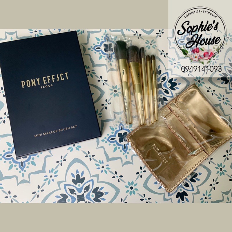 Bộ cọ trang điểm 5 cây Pony Effect Mini Makeup Brush set
