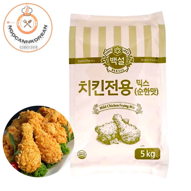 Bột Chiên Gà Chuyên Nghiệp Cho Nhà Hàng Beksul CJ 5kg Cay/ Không Cay