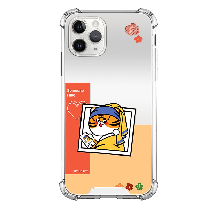 Ốp lưng iphone Ốp Điện Thoại Mặt Gương Chống Sốc Cho iPhone6 / 7 / 8Plus 14proMax XR 11 / 12 13Pro Max MINI 14 Dinuo case