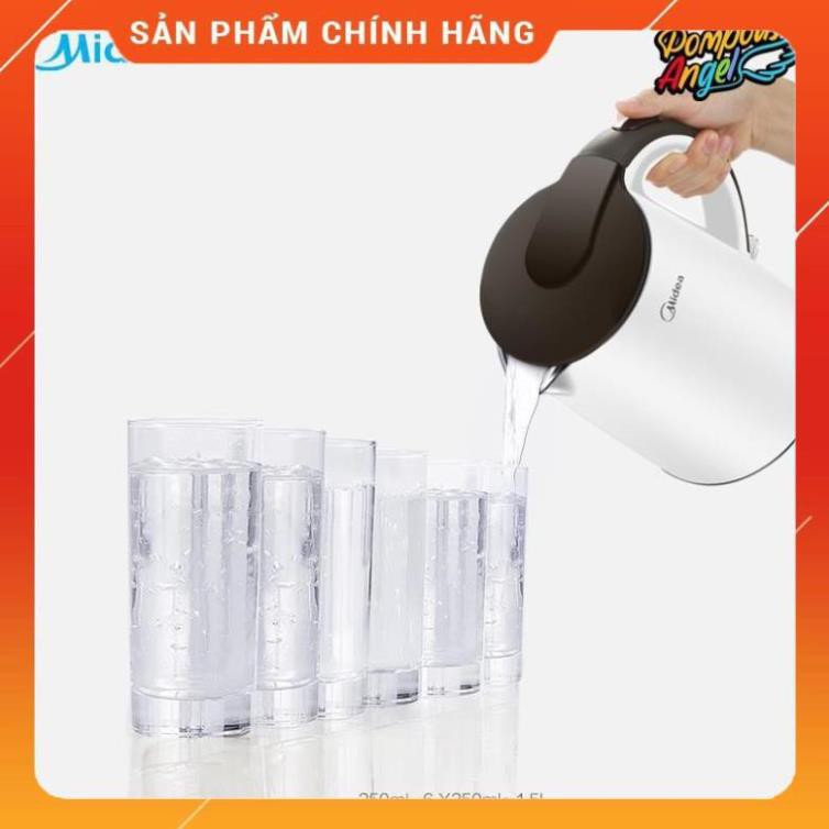 [Mã SKAMPUSHA7 giảm 8% đơn 250k]Bình đun nước MIDEA MK17DS 1.7L chính hãng (vthm9) Huy Anh