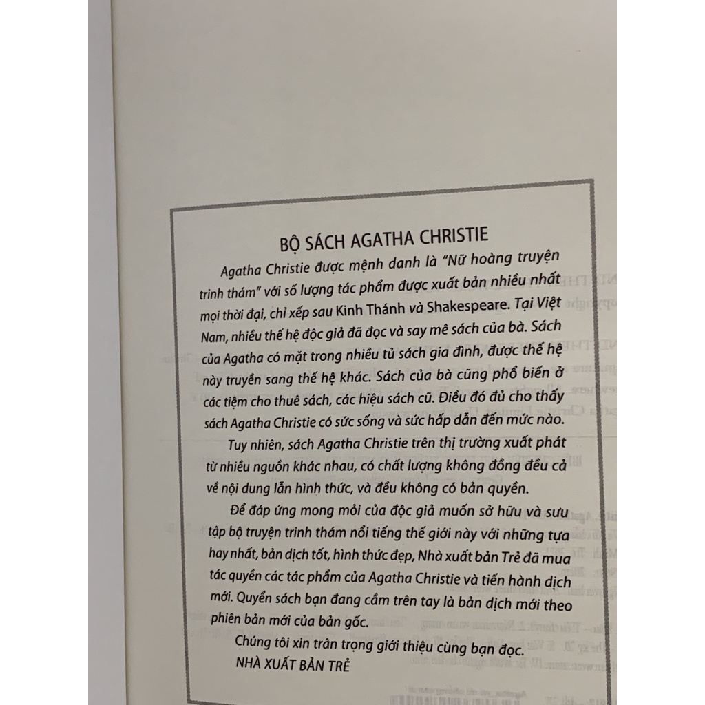 Sách - Và Rồi Chẳng Còn Ai ( Agatha Christie )