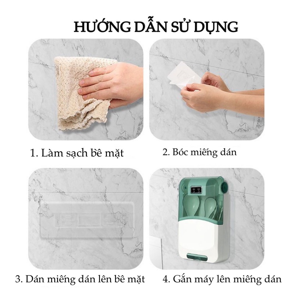 Máy sấy và khử khuẩn đũa thìa - Hộp sấy khô đũa thìa tránh nấm mốc - LAVITA