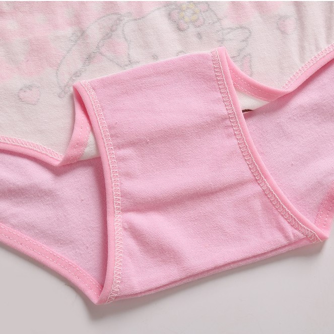 Set 4 quần lót SMY cotton mềm mại họa tiết hoạt hình đáng yêu dành cho bé gái