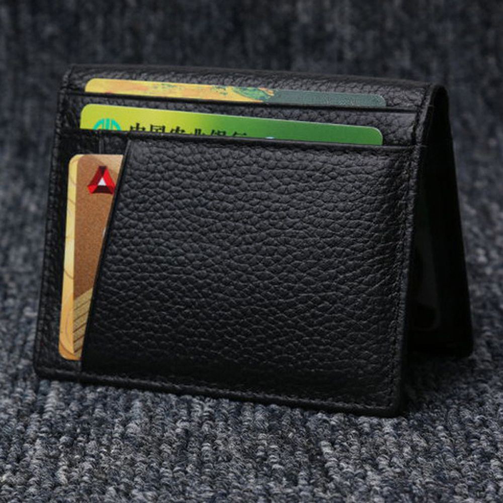 Ví Da Mini Siêu Mỏng Gập Đôi