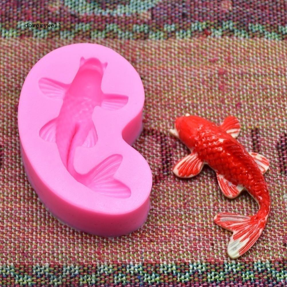 Khuôn silicon làm bánh tạo hình cá chép sáng tạo