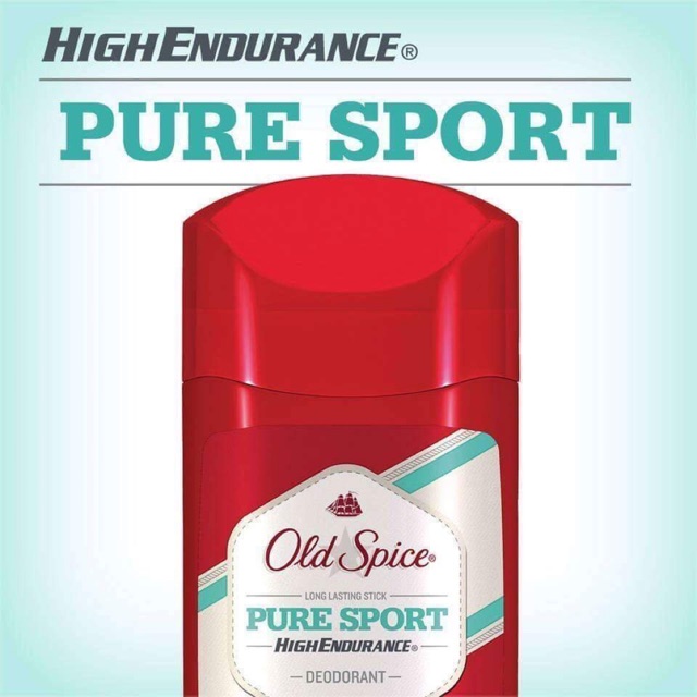 🔲SÁP LĂN KHỬ MÙI OLD SPICE Pure Sport High Endurance Long Lasting Đeoorant 85g