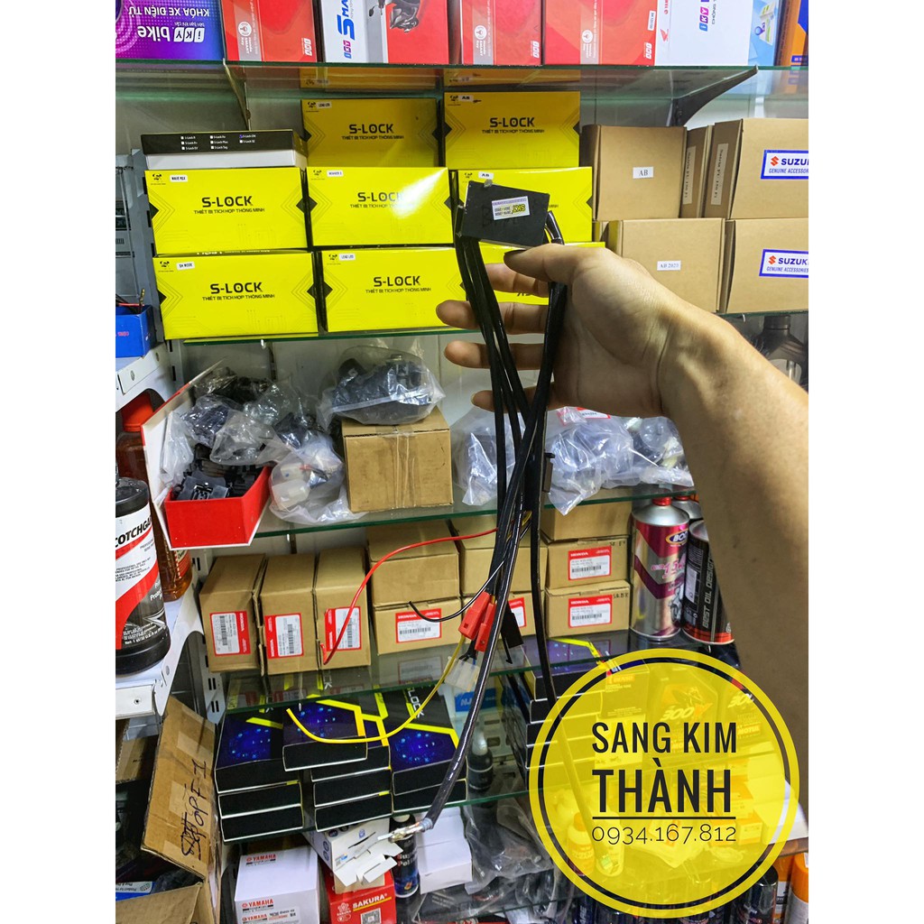 Bộ Mạch Bật Tắt Đèn Trợ Sáng Và Đèn Pha Xe Winner X Tích Hợp Trên Nút Passing Sh Tặng Kèm