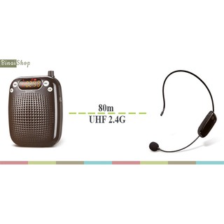 Máy trợ giảng không dây, bluetooth Shidu SD-S611 UHF (đen)[BH 12 tháng]