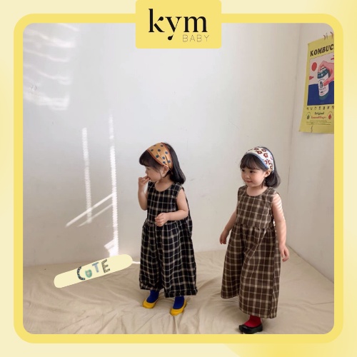 Jumpsuit ca rô retro cho bé J527