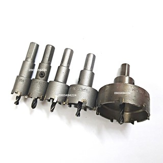 (Bán lẻ)Mũi khoét hợp kim,mũi khoét sắt,mũi khoét lỗ tròn các cỡ 16-60mm
