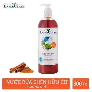 Nước rửa chén hữu cơ Layer Clean 800ml