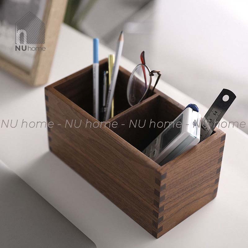nuhome.vn | Hộp gỗ đa năng - Rani, đựng bút, hộp đựng remote để bàn bằng gỗ cao cấp, thiết kế theo phong cách Nhật Bản