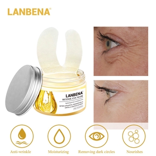 [Hàng mới về] Bộ 50 mặt nạ mắt Lanbena làm trắng da/ giảm nếp nhăn/ chống lão hóa 90g
