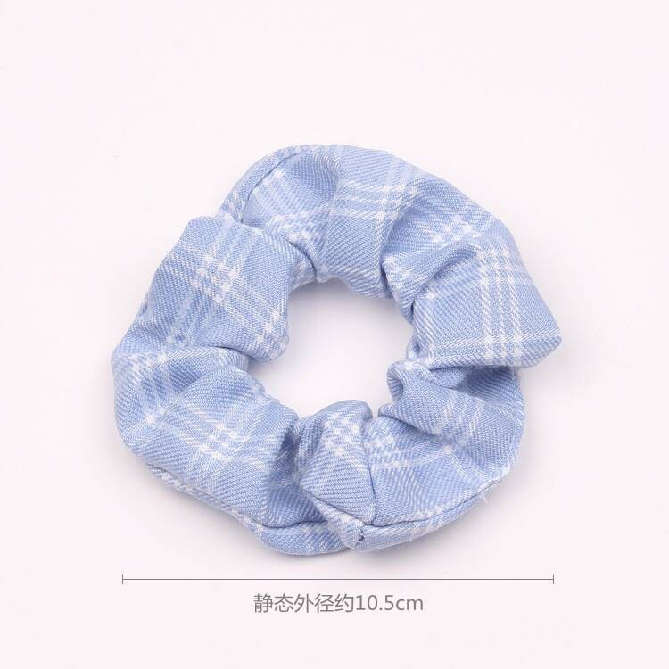 Buộc Tóc Vải Scrunchies caro Cực xinh cho bạn gái