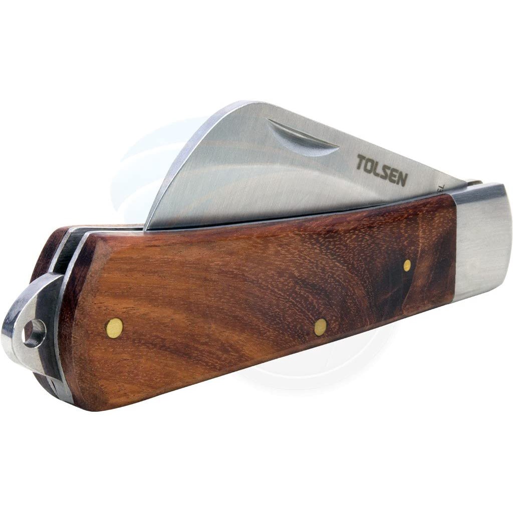 DAO THỢ ĐIỆN LƯỠI CONG 195mm TOLSEN 38041 - HÀNG CHÍNH HÃNG