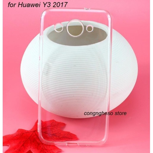 Ốp Dẻo Silicon Cao Cấp cho Huawei Y3 2017