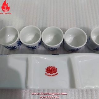 Chén nước thờ bộ kỷ 3-5 chén đồ thờ cúng Bát Tràng