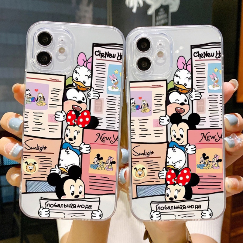 Disney Ốp Điện Thoại TPU Dẻo In mickey minnie IPhone 14 12 PRO 12Promax mini 11 PRO 11PROMAX 13 PRO 13PROMAX Xs Max XR 7 8 Plus