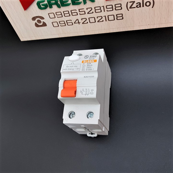 Át chống giật Sino 63A - Aptomat RCCB chống giật 63A chính hãng