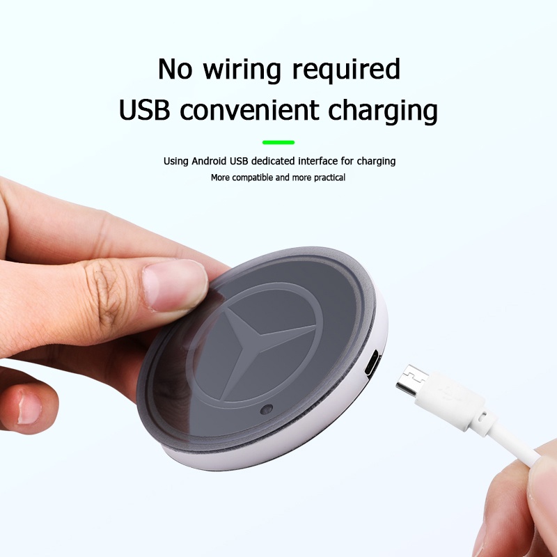 1 Đế Lót Ly Chống Trượt Có Đèn LED Phát Sáng Cho MG ZS MG RX5 MG5 MG6