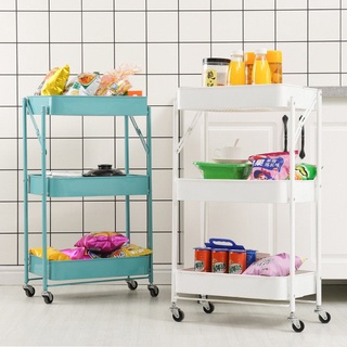 Kệ 3 Tầng Gấp Gọn, Kệ để đồ sắt có bánh xe