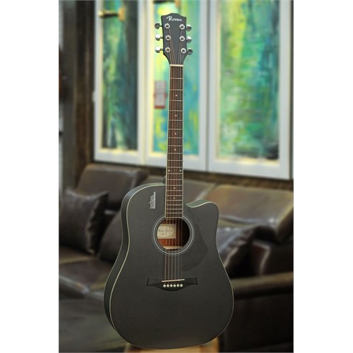 Đàn Guitar Acoustic Rosen Đen G11 (Gỗ Thịt)+Tặng kèm khóa học của Guitarist Hiển râu và đầy đủ phụ kiện