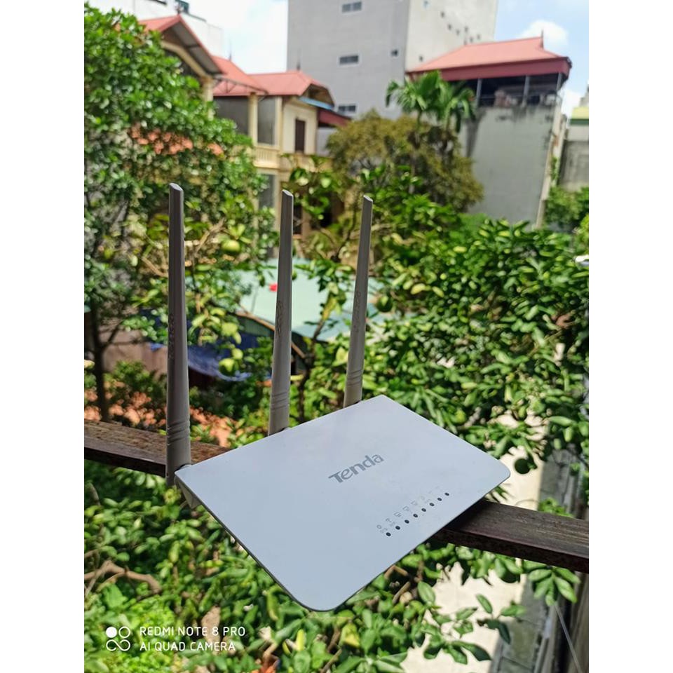 [BẢN ENGLISH] Bộ phát Wifi 3 râu Tenda F3 bộ thu phát wifi không dây chuẩn tốc độ 300Mbps, Cục kích sóng Wifi (Hàng Cũ) | BigBuy360 - bigbuy360.vn