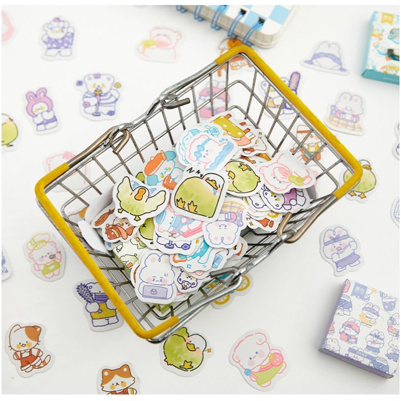 Hộp 45 hình dán sticker trang trí