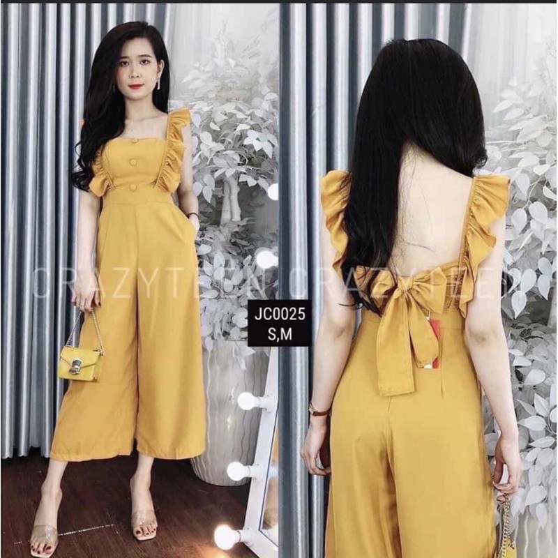 ❤️❤️❤️JUMSUIT cánh tiên quần ống rộng💕💕💕