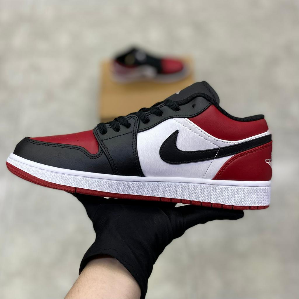 Giày thể thao sneaker  Air Jordan 1 Low ‘Bred Toe’