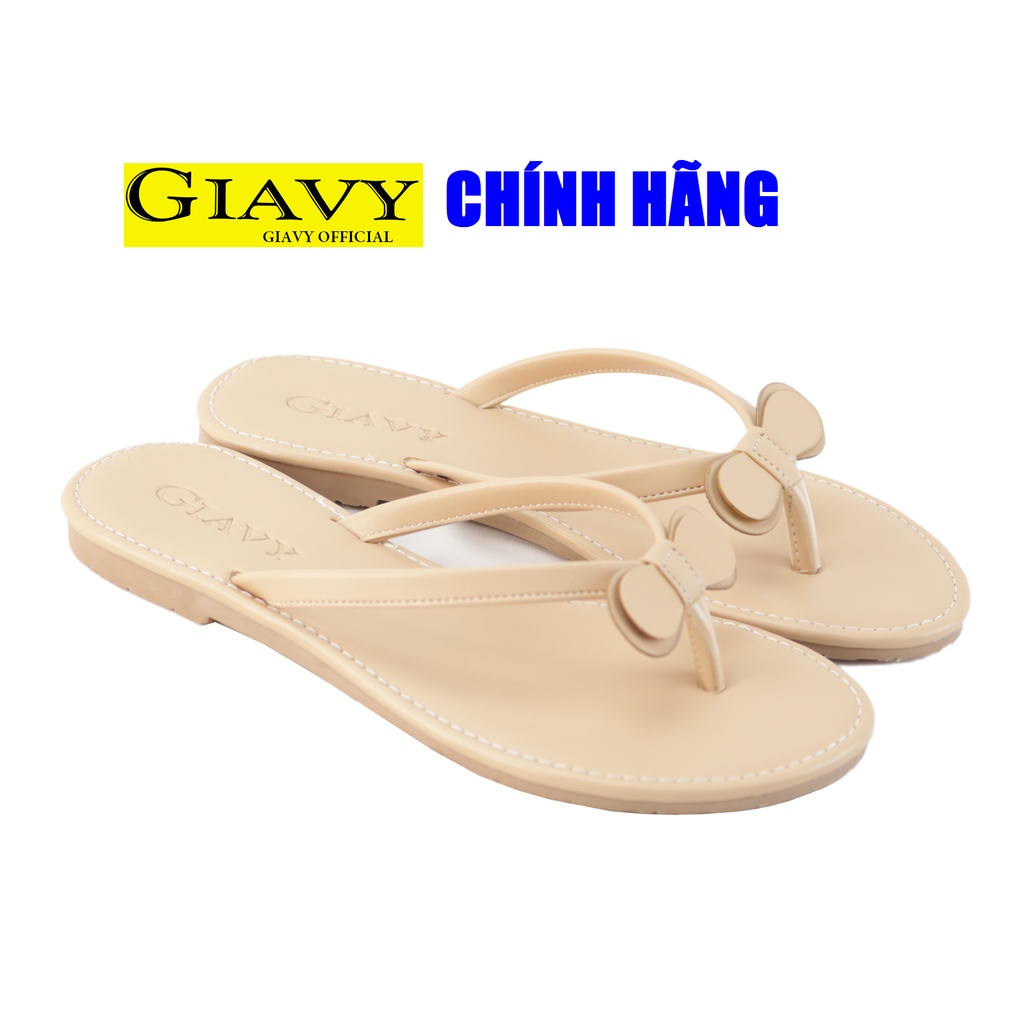 Dép Kẹp Nữ Giavy Nơ Xinh - NK127