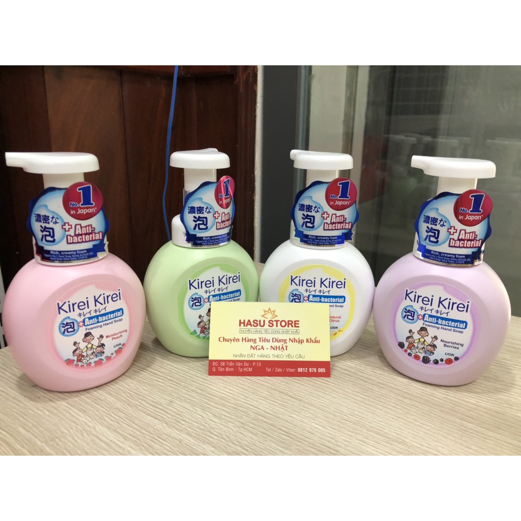 Bọt rửa tay lion (nhật) SX tại thái lan 250ml